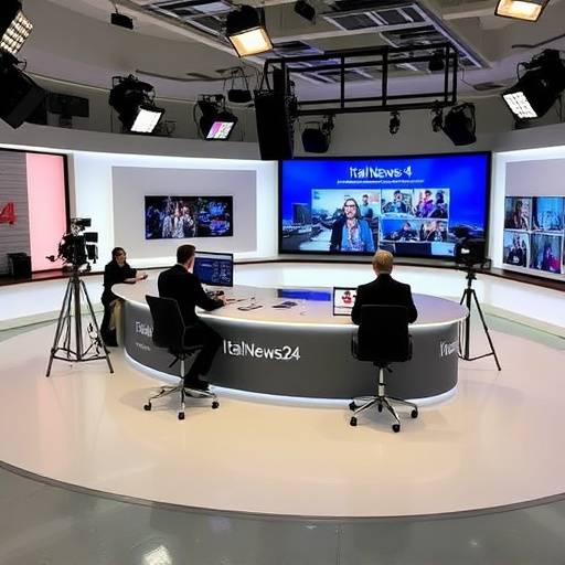 Fotografia della redazione di ItalNews24 a Milano